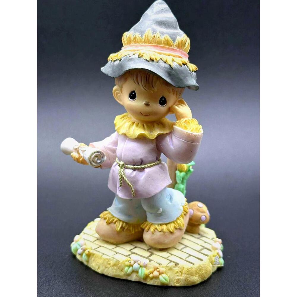 Precious Moments Wizard of Oz Scarecrow Emerald City Yellow Brick Soft Pastel